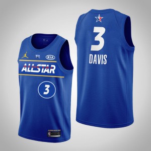 Anthony Davis Los Angeles Lakers Western Men's #3 2021 NBA All-Star Jersey - Blue 221869-402