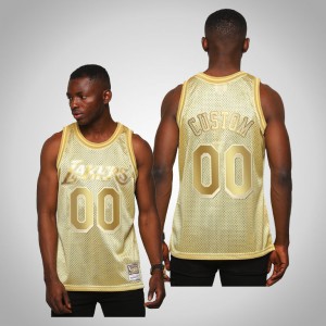 Custom Los Angeles Lakers Limited Edition Men's #00 Midas SM Jersey - Gold 404411-261