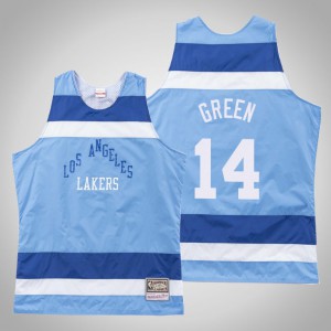 Danny Green Los Angeles Lakers HWC Men's #14 Striped Tank Top - Blue 246548-649