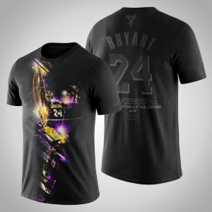 Kobe Bryant Los Angeles Lakers Men's #24 The Black Mamba T-Shirt - Black 777304-209