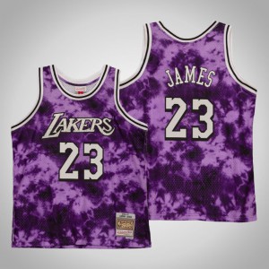 LeBron James Los Angeles Lakers Men's #23 Galaxy Jersey - Purple 772721-471