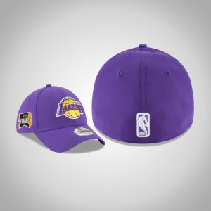 Los Angeles Lakers Side Patch 39THIRTY Flex Men's 2020 NBA Finals Bound Hat - Purple 216645-731