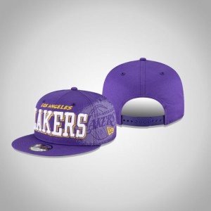 Los Angeles Lakers 9FIFTY Snapback Men's Faded Hat - Purple 971926-472