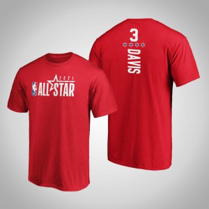 Anthony Davis Los Angeles Lakers Reserves Men's #3 2021 NBA All-Star T-Shirt - Red 735893-599