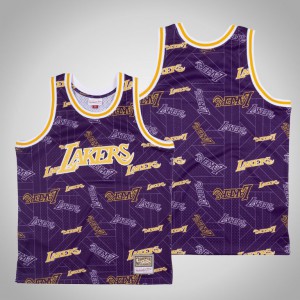 Los Angeles Lakers Swingman Men's Tear Up Pack Jersey - Purple 315655-535