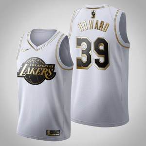 Dwight Howard Los Angeles Lakers Men's #39 Golden Edition Jersey - White 386397-402