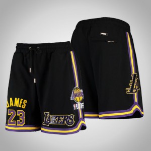LeBron James Los Angeles Lakers Player Basketball Men's #23 Pro Standard Shorts - Black 288025-925