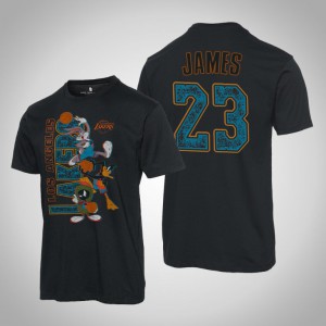 LeBron James Los Angeles Lakers Street Ballin' Men's Space Jam 2 T-Shirt - Black 684673-722