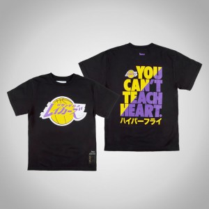 Los Angeles Lakers Katakana Men's Hyperfly T-Shirt - Black 910840-393
