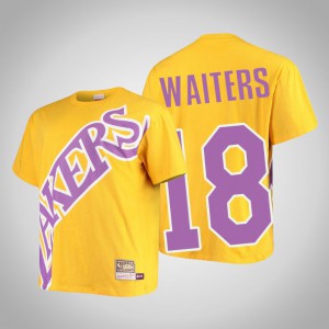 Dion Waiters Los Angeles Lakers HWC Men's #18 Big Face T-Shirt - Gold 497115-697