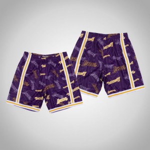 Los Angeles Lakers HWC Basketball Men's Tear Up Pack Shorts - Purple 254301-242