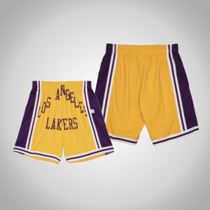 Los Angeles Lakers Throwback Basketball Men's Blown Out Shorts - Purple 335236-588