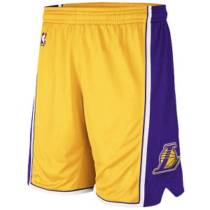 Los Angeles Lakers Men's Swingman Shorts - Yellow 404810-543