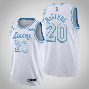 Mac McClung Los Angeles Lakers Men's City Edition Jersey - White 226064-851