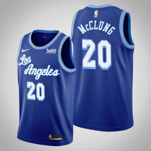 Mac McClung Los Angeles Lakers Men's Hardwood Classics Jersey - Blue 743996-146