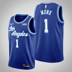 Malik Monk Los Angeles Lakers Men's Hardwood Classics Jersey - Blue 207079-520