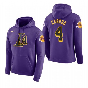Alex Caruso Los Angeles Lakers 2018 Edition Men's #4 City Hoodie - Purple 868507-859