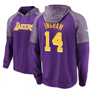Brandon Ingram Los Angeles Lakers Raglan Pullover Men's #14 Made to Move Hoodie - Purple 102075-617