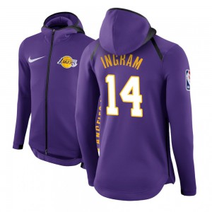 Brandon Ingram Los Angeles Lakers Therma Flex Men's #14 Showtime Hoodie - Purple 240168-180
