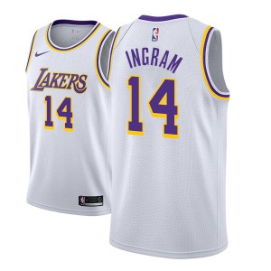 Brandon Ingram Los Angeles Lakers 2018-19 Men's #14 Association Jersey - White 133836-354