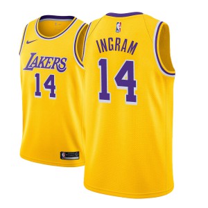 Brandon Ingram Los Angeles Lakers 2018-19 Edition Men's #14 Icon Jersey - Gold 976126-743