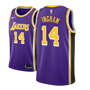 Brandon Ingram Los Angeles Lakers 2018-19 Men's #14 Statement Jersey - Purple 482192-989