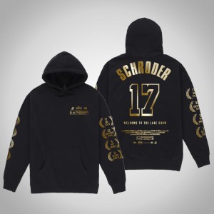 Dennis Schroder Los Angeles Lakers Check The Credits Men's #17 NBA Remix Hoodie - Black 901480-977