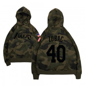 Ivica Zubac Los Angeles Lakers Military Men's #40 Name & Number Hoodie - Camo 332757-290