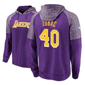 Ivica Zubac Los Angeles Lakers Raglan Pullover Men's #40 Made to Move Hoodie - Purple 838121-506
