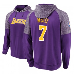 JaVale McGee Los Angeles Lakers Raglan Pullover Men's #7 Made to Move Hoodie - Purple 282174-539