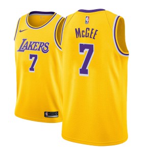 JaVale McGee Los Angeles Lakers 2018-19 Edition Men's #7 Icon Jersey - Gold 209560-619