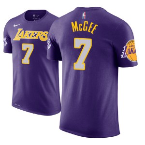JaVale McGee Los Angeles Lakers 2018-19 Name & Number Men's #7 Statement T-Shirt - Purple 275566-228