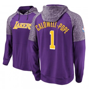Kentavious Caldwell-Pope Los Angeles Lakers Raglan Pullover Men's #1 Made to Move Hoodie - Purple 182712-644