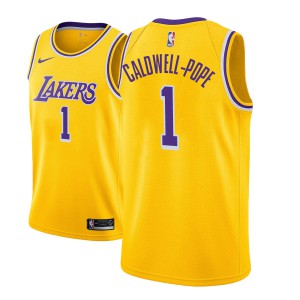 Kentavious Caldwell-Pope Los Angeles Lakers 2018-19 Edition Men's #1 Icon Jersey - Gold 681370-143