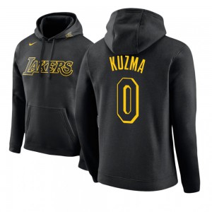 Kyle Kuzma Los Angeles Lakers Edition Men's #0 City Hoodie - Black 476413-975