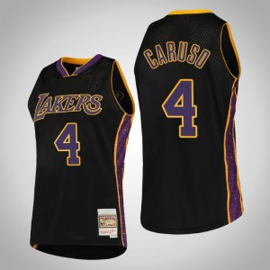 Alex Caruso Los Angeles Lakers Hardwood Classics Men's #4 Rings Collection Jersey - Black 992210-650