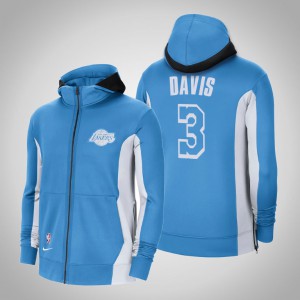 Anthony Davis Los Angeles Lakers Edition Showtime Full-Zip Men's #3 City Hoodie - Blue 607676-831