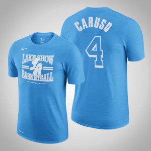 Alex Caruso Los Angeles Lakers 2020-21 Edition Story Men's #4 City T-Shirt - Blue 365613-406