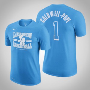 Kentavious Caldwell-Pope Los Angeles Lakers 2020-21 Edition Story Men's #1 City T-Shirt - Blue 157379-645