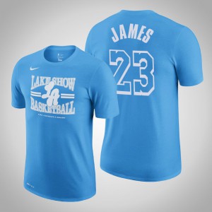 LeBron James Los Angeles Lakers 2020-21 Edition Story Men's #23 City T-Shirt - Blue 599853-642