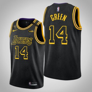 Danny Green Los Angeles Lakers 2020 Playoffs Edition Kobe Tribute Men's #14 Lakers Mamba Edition Jersey - Black 859014-638