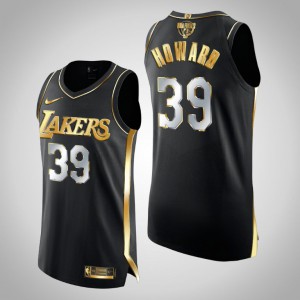 Dwight Howard Los Angeles Lakers Authentic Golden Limited Edition Men's #39 2020 NBA Finals Bound Jersey - Black 707104-107