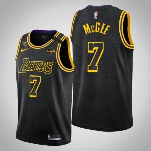 JaVale McGee Los Angeles Lakers 2020 Playoffs Edition Kobe Tribute Men's #7 Lakers Mamba Edition Jersey - Black 355939-719