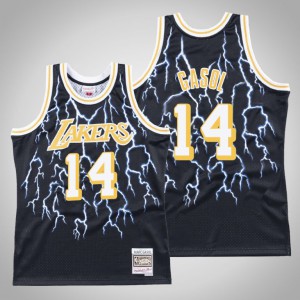 Marc Gasol Los Angeles Lakers Hardwood Classics Men's #14 Lightning Jersey - Black 866291-772