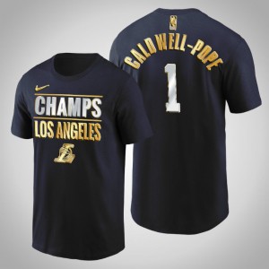 Kentavious Caldwell-Pope Los Angeles Lakers Men's #1 2020 Pacific Division Champs Limited Edition T-Shirt - Navy 831812-272