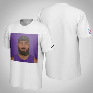 LeBron James Los Angeles Lakers Revenge Season Cartoon Men's #23 Player Graphic T-Shirt - White 542372-266