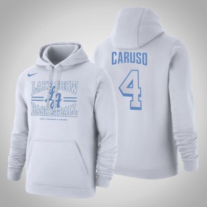 Alex Caruso Los Angeles Lakers 2021 Edition Story Club Men's #4 City Hoodie - White 943077-355