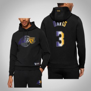 Anthony Davis Los Angeles Lakers Bounce Pullover Men's #3 NBA x Hugo Boss Hoodie - Black 265929-482