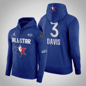 Anthony Davis Los Angeles Lakers Western Conference Club Fleece Pullover Men's #3 2020 NBA All-Star Game Hoodie - Navy 316605-731