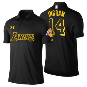 Brandon Ingram Los Angeles Lakers Edition Player Performance Men's #14 City Polo - Black 278072-366